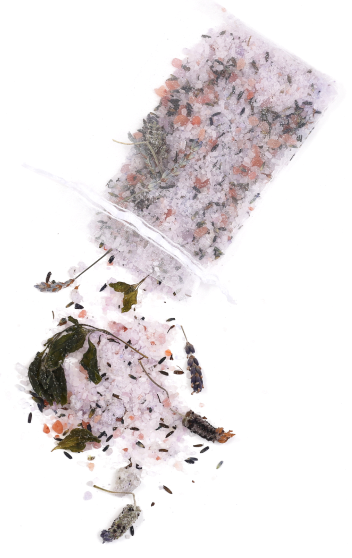 lavender and mint bath tea epsom salt spa