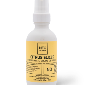 Neo Naturelle Citrus Slices Shower Mist with vibrant citrus-inspired packaging