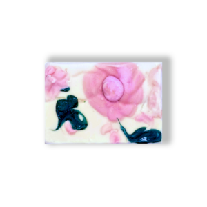 Neo Naturelle Rose Garden Soap with a pink and green floral design